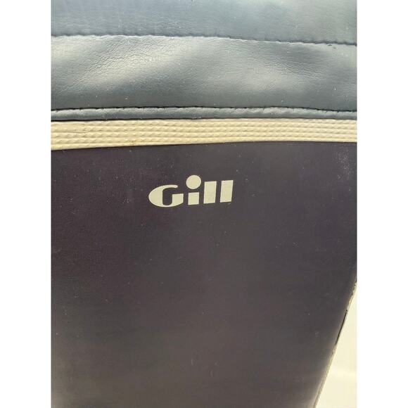 Gill Men\'s Tall Yachting Rubber Boots Black / Gray Size 7.5 main image 7